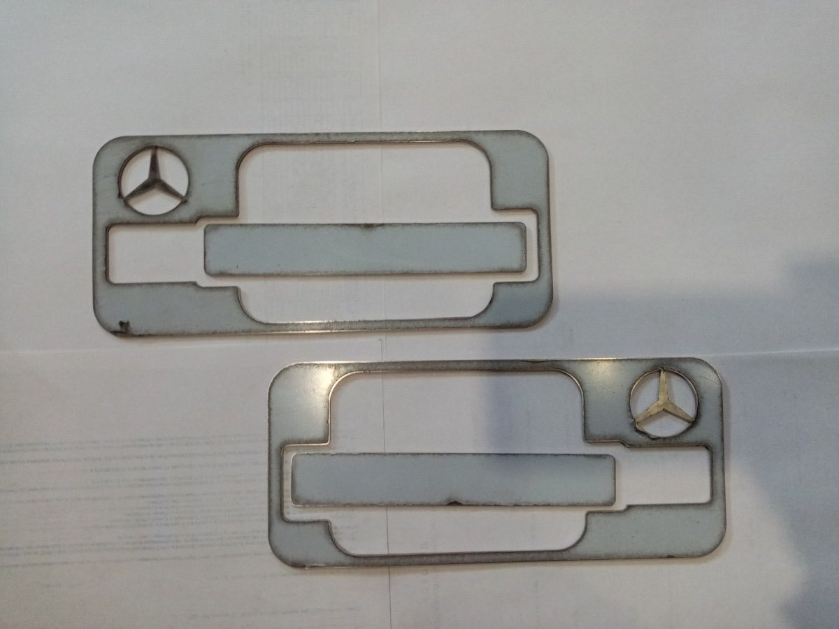 К-кт декоративных накладок ручек двери Mercedes-Benz Actros