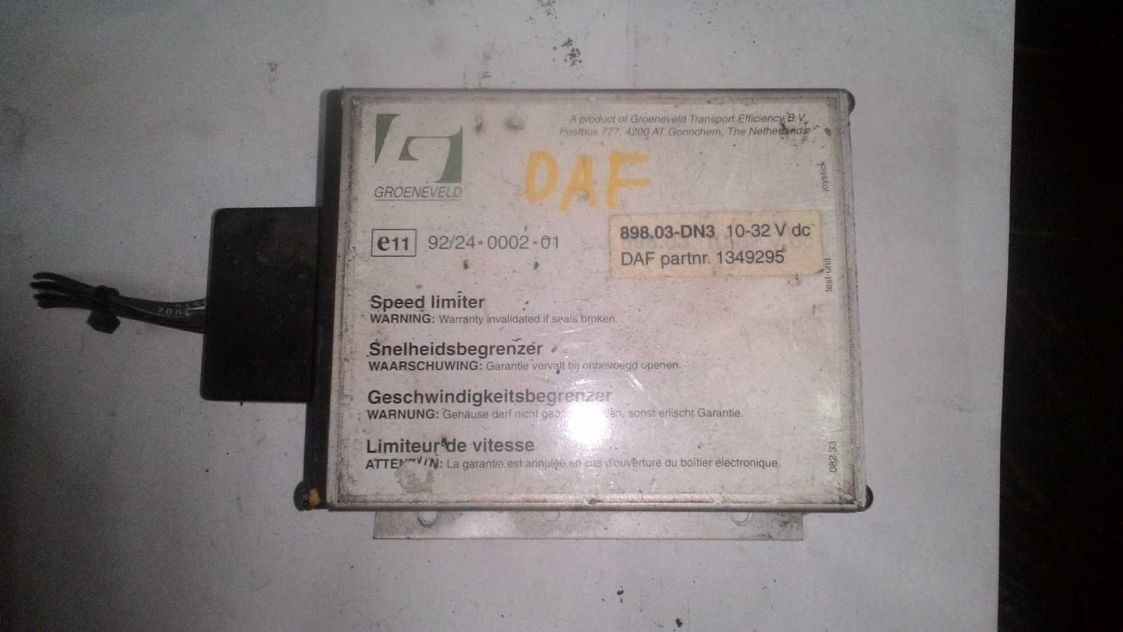 Блок электронный Daf Xf95