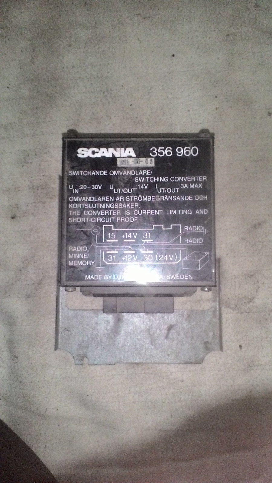 Преобразователь напряжения Scania 3-Series