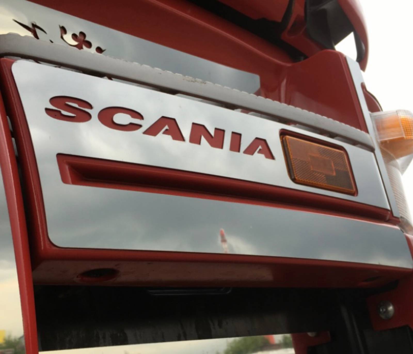 Накладки на подножки (пара) Scania 5-Series